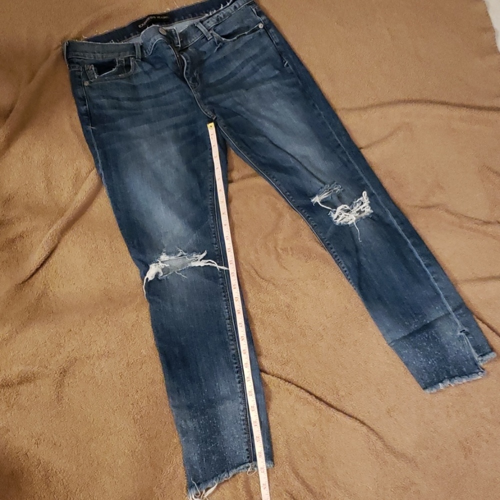 Express cropped jeans